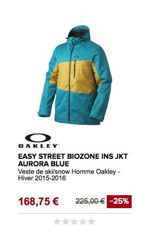 Veste de ski Oakley homme