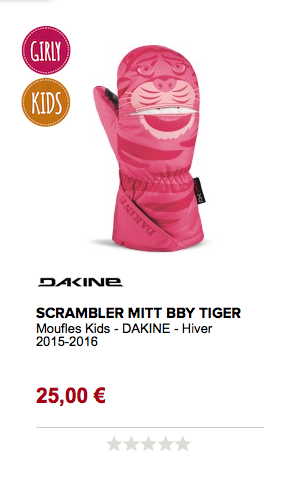 Gants de ski enfant