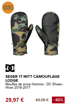 MOUFLES SEGER 17 MITT_DC