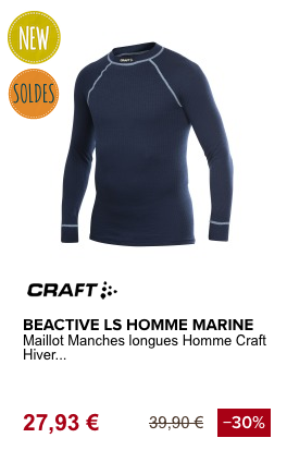 TEE-SHIRT TECHNIQUE BEACTIVE - CRAFT