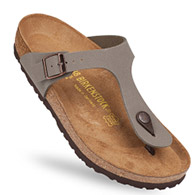 GIZEH BIRKO-FLOR NUBUCK STONE BIRKENSTOCK