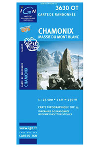 carte IGN Chamonix