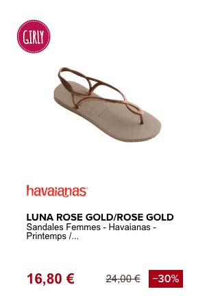 havaianas luna rose tong de plage havaianas luna rose tong de plage