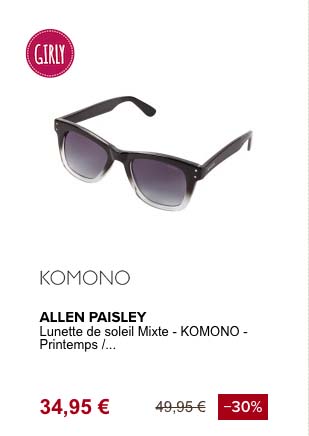komono allen lunette de plage komono allen lunette de plage
