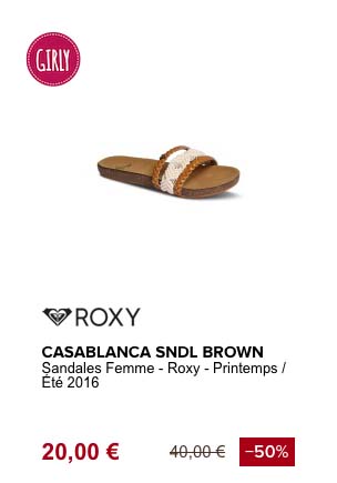 roxy casablanca tong de plage roxy casablanca tong de plage