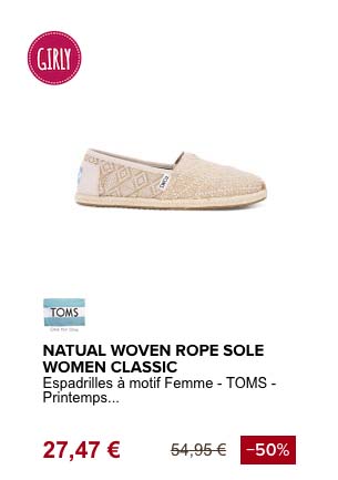 tom's natural woven espadrille de plage tom's natural woven espadrille de plage