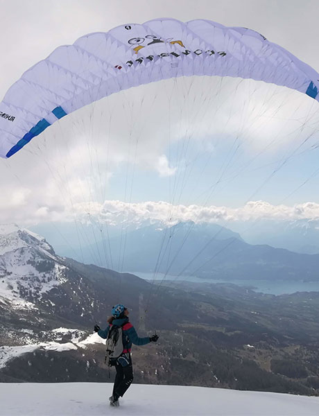 Laetitita Roux parapente be the change
