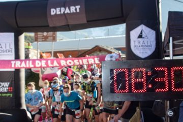 Zoé au trail de la Rosière