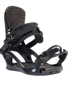 Fixations de snowboard femme de K2, couleur noire