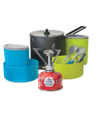 Kit Réchaud gaz et ustensiles pour 2 personnes