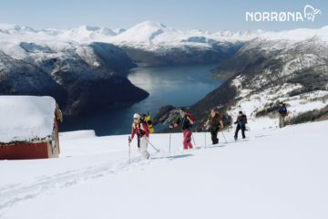 Ski de randonnée en Norvège avec Norrøna