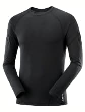 t-shirt trail homme de la marque Salomon, noir
