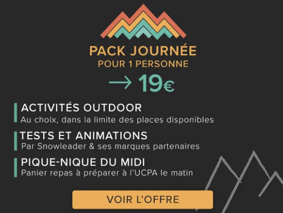 pack journée - Snowleader Mountain Test Summer