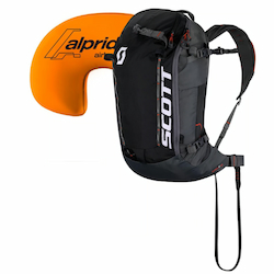 Sac à dos de ski et de snowboard airbag de la marque Scott