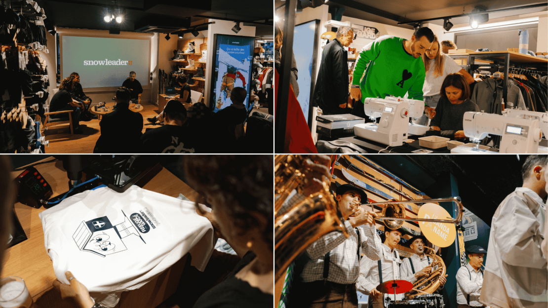 Les animations de la soirée B2B Snowleader