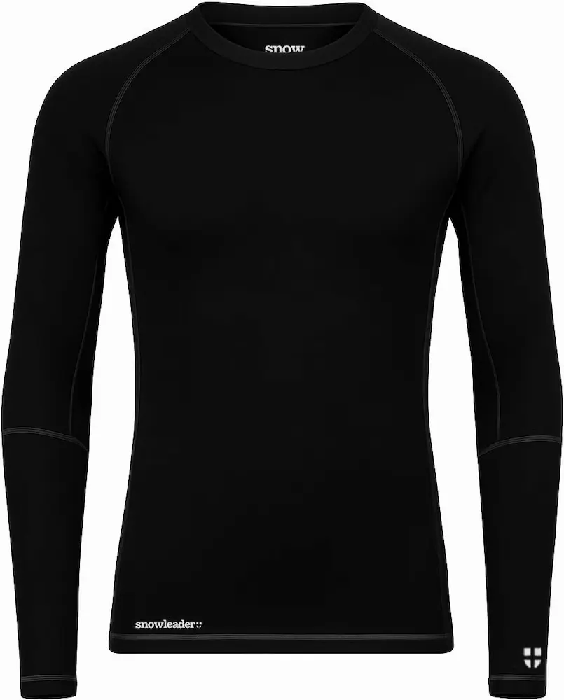 Snowleader Men's Merino Top Black